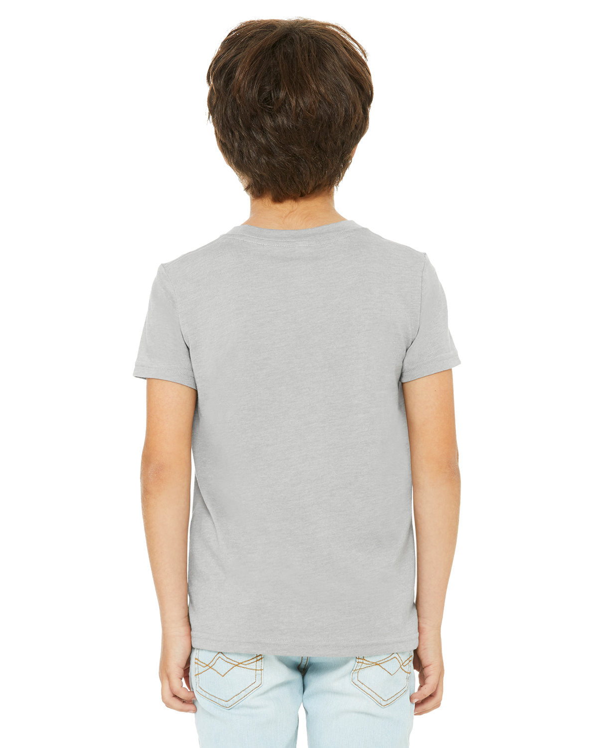 Bella + Canvas 3001YCV Youth CVC Jersey T-Shirt - Soft Cotton Blend Short Sleeve Tee for Kids | Perfect for School, Play & Everyday Wear