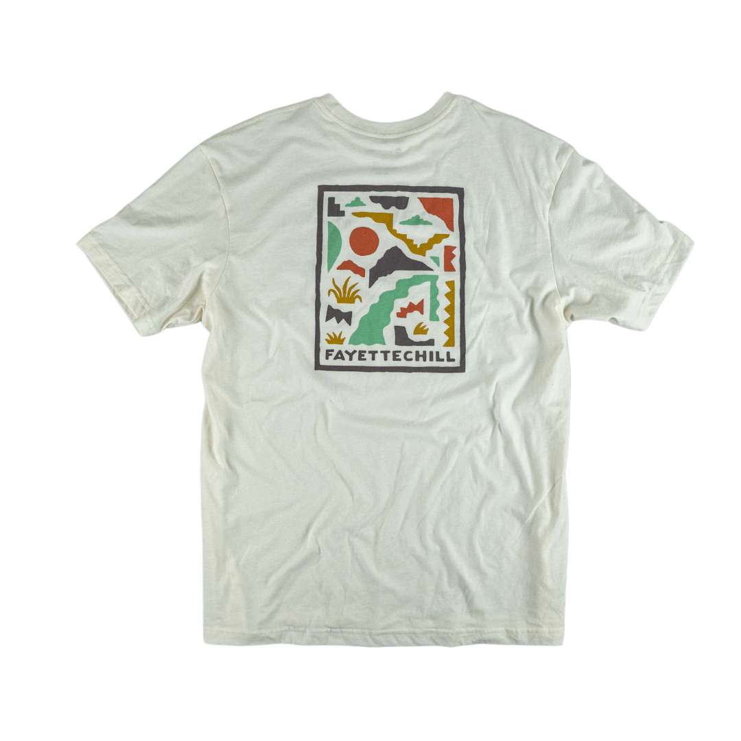Abstract Ozark Short Sleeve T-Shirt - Stylish Graphic Tee for Men & Women - Perfect for Casual Wear, Outdoor Adventures & Travel