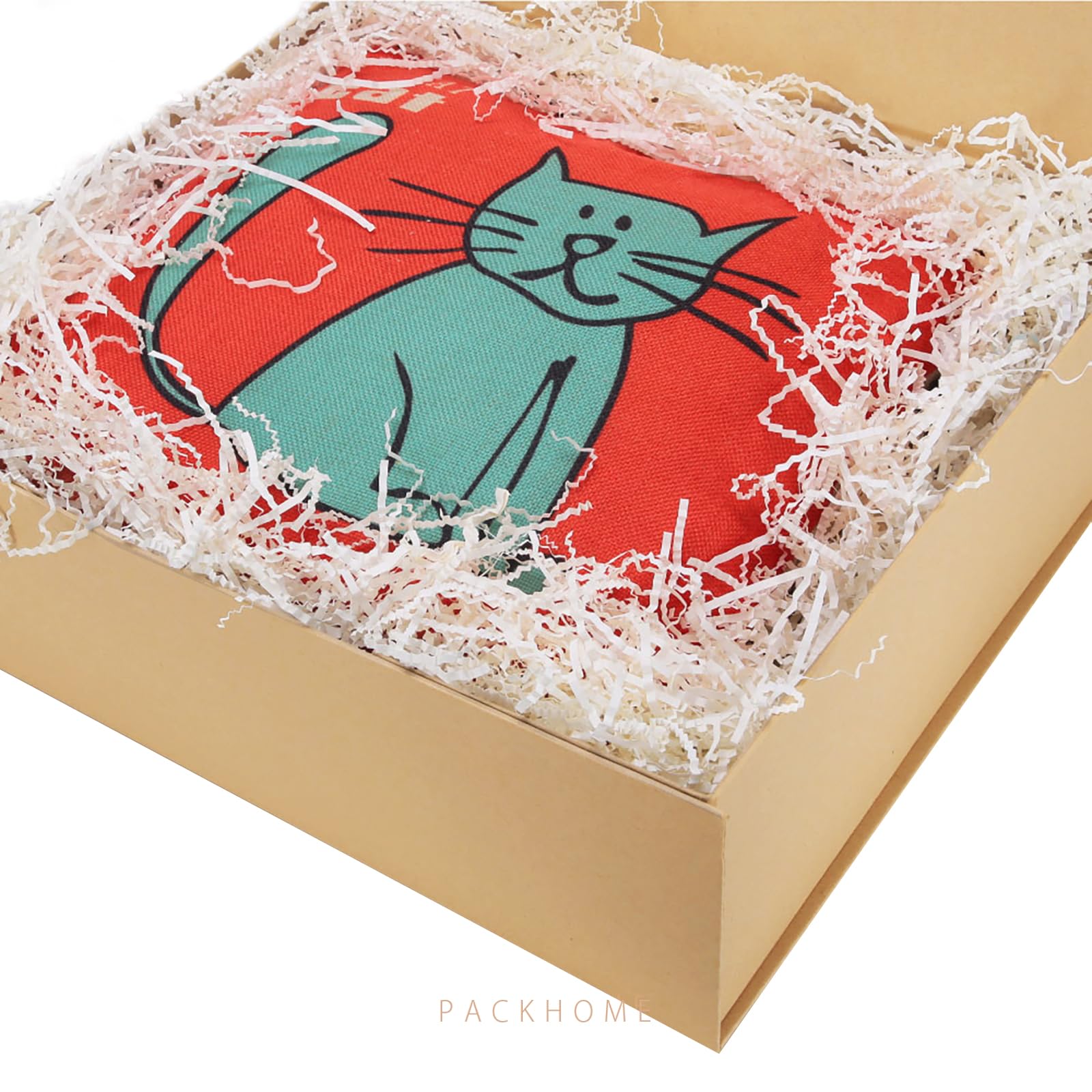 PACKHOME 16.3x14.2x5 Inches Extra Large Gift Box Set of 3 with Lids - Premium Kraft Storage Boxes for Clothing, Jewelry & Large Gifts - Perfect for Holidays, Weddings & Special Occasions