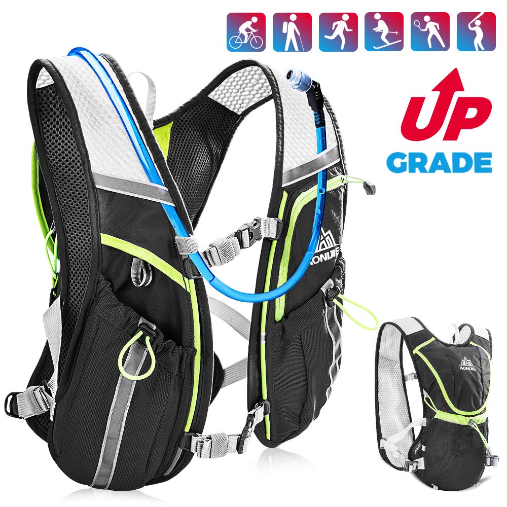 NARUTOO 8L Hydration Vest Backpack - Lightweight Waterproof Running Pack for Marathon, Hiking & Cycling - Perfect for Outdoor Adventures (Men & Women)