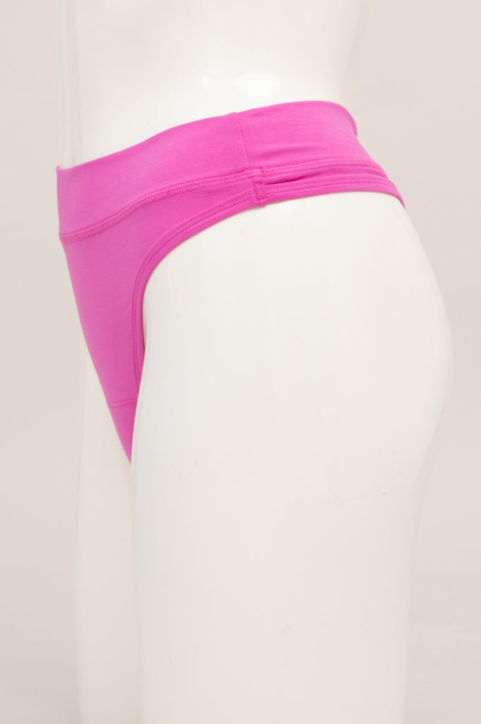Pink Bamboo La Thong - Soft & Comfortable Women's Underwear for Everyday Wear or Yoga