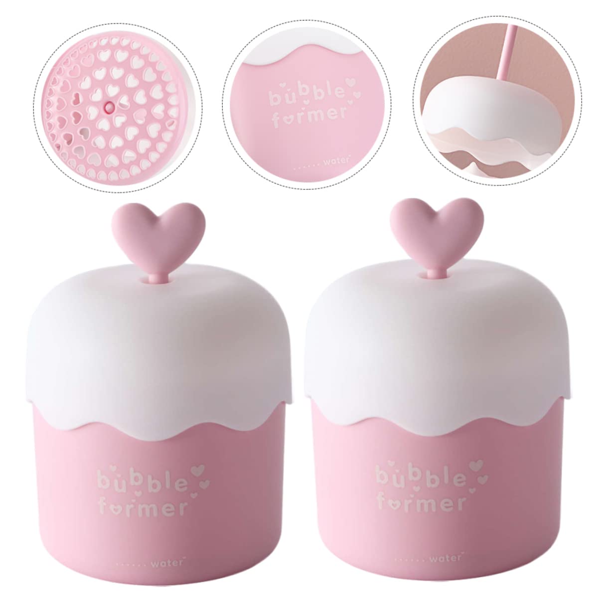 2 Pack Portable Face Wash Foam Maker Cup - Bubbler Bubble Maker for Gentle Facial Cleansing, Travel-Friendly Foaming Cup for Skincare Routine | Perfect for Daily Face Washing & Travel Essentials