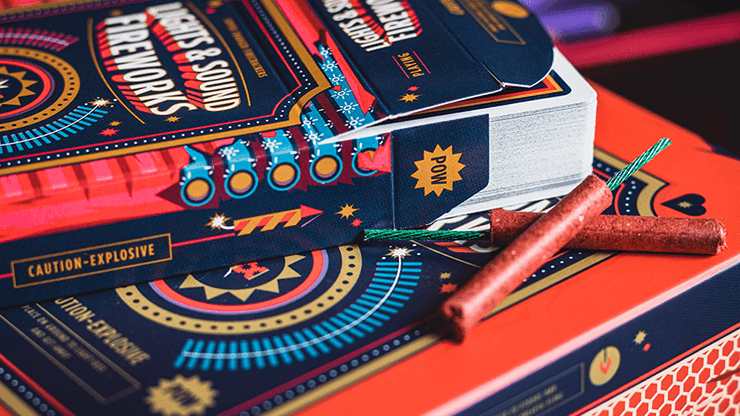 Premium Fireworks Playing Cards - 52 Deck with Unique Firework Designs for Poker, Magic Tricks & Game Nights - Perfect for Parties, Gifts & Card Collectors