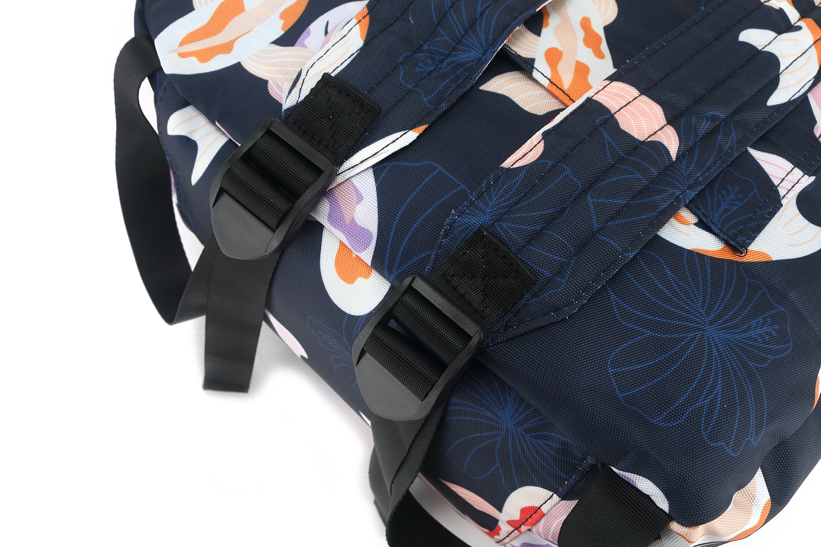 Melanie Koi Navy Backpack for Women - Stylish Laptop Bag for Work, School & Travel | Durable Water-Resistant College Backpack with USB Charging Port