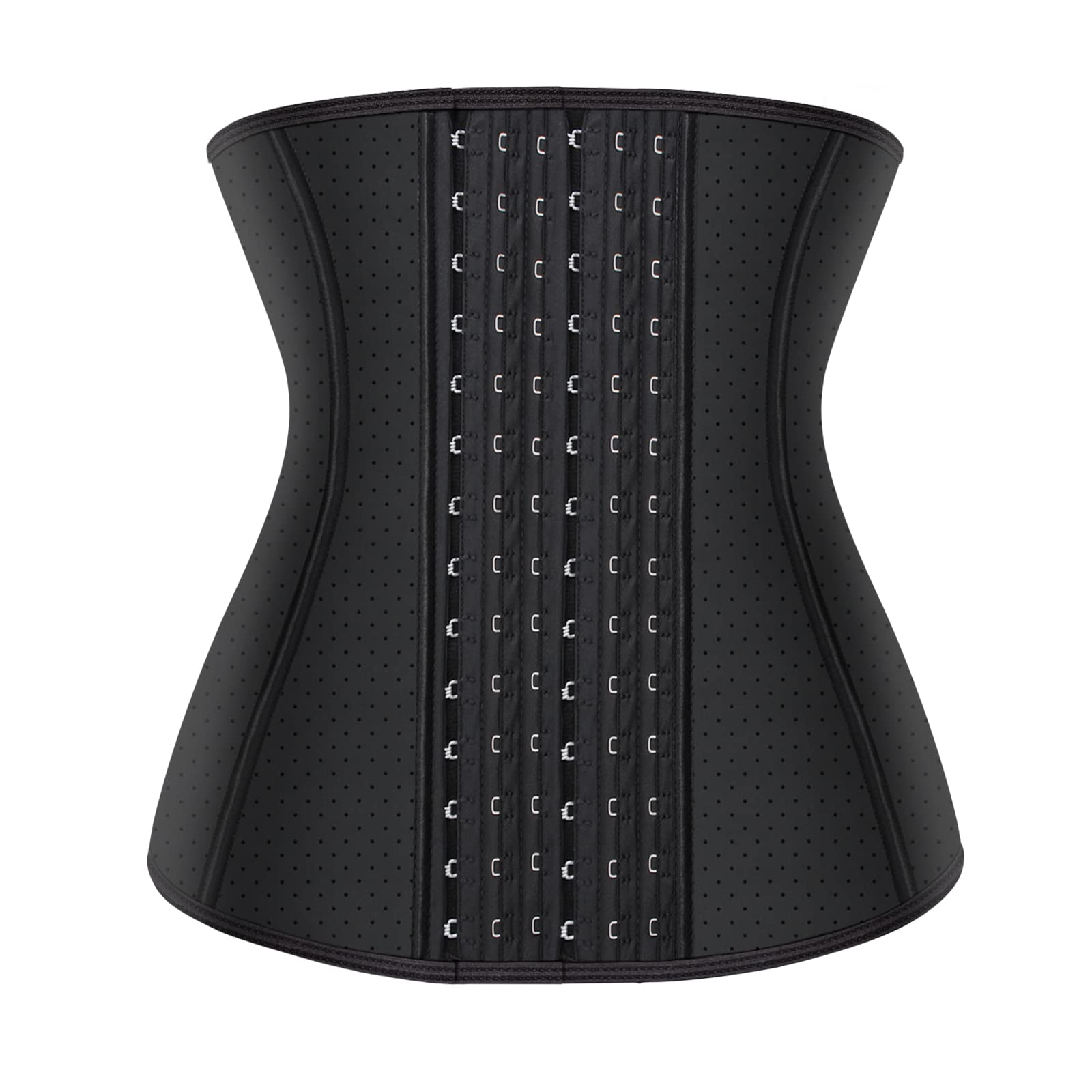 EESIM Latex Waist Trainer for Women - Sport Girdle Corset with Steel Bones & Extender - Body Shaper for Workouts, Weight Loss & Tummy Control