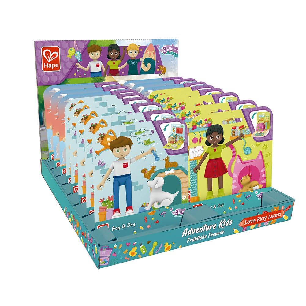 Hape E3524 Multicolor Wooden Toy for Kids - Educational Learning & Fun Play - Perfect for Preschool, Daycare & Home Use