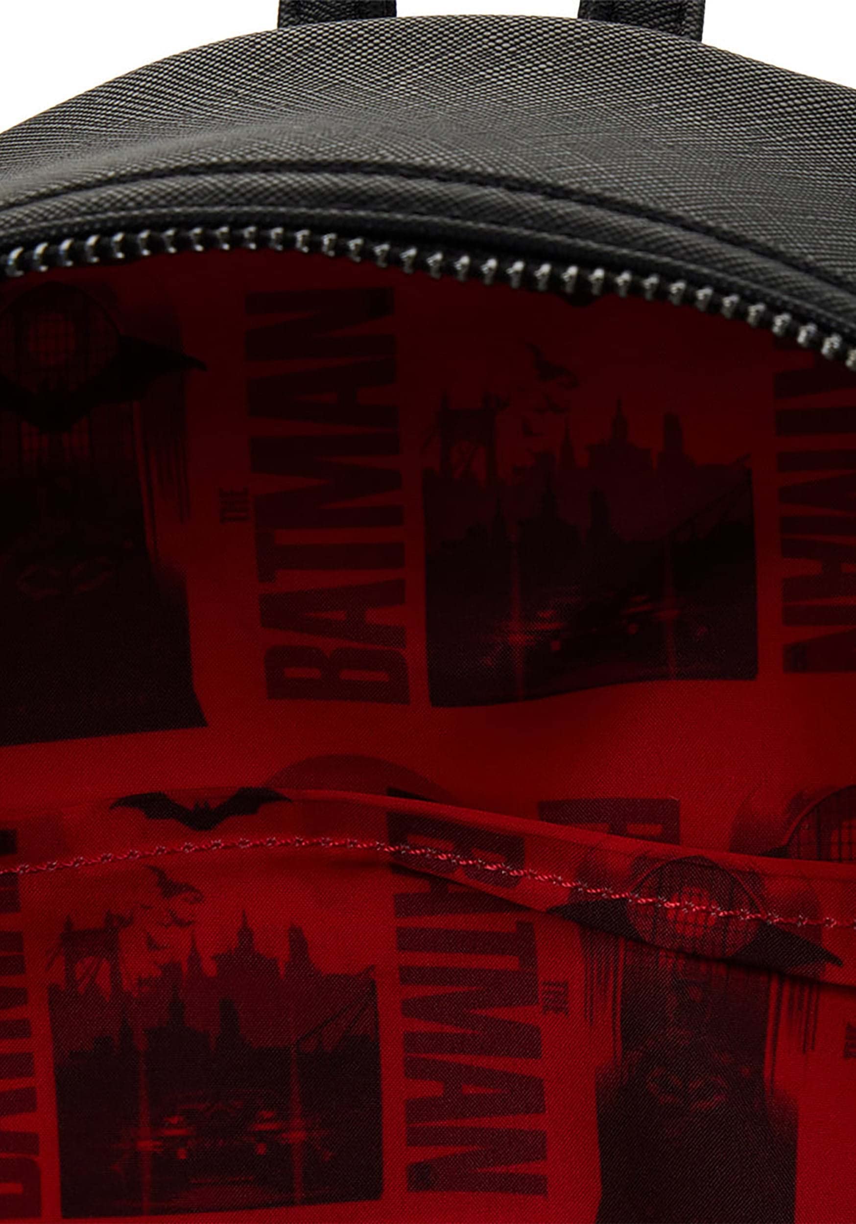 Loungefly DC Comics Batman Mini Backpack - Official Licensed Cosplay Bag for Comic Con, Halloween & Superhero Fans