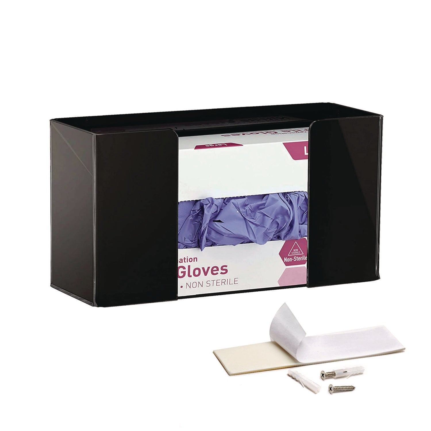 AdirMed Acrylic Glove Dispenser - Single Box Capacity (10.2