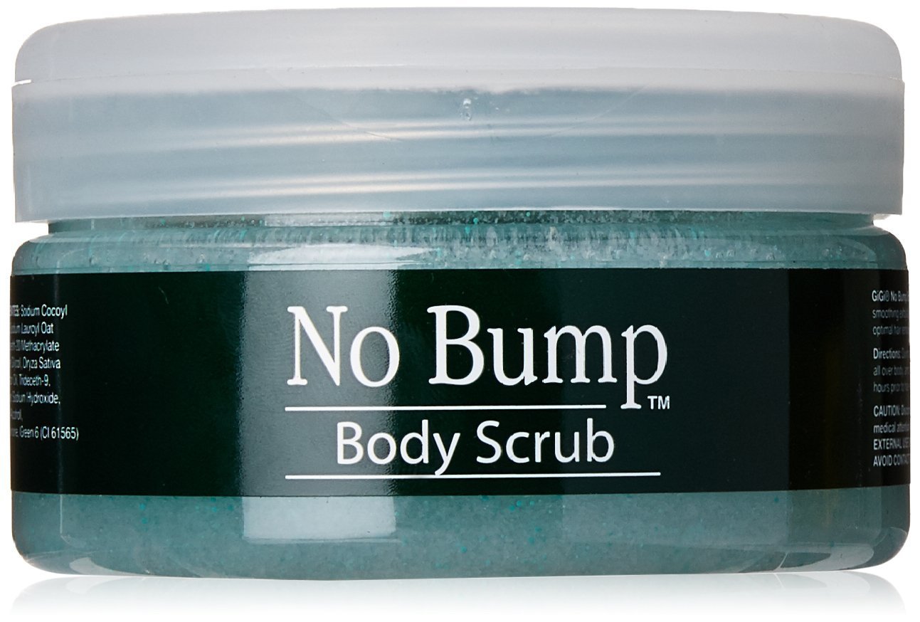 GIGI NO BUMP Body Scrub 6oz - Exfoliating & Smoothing Treatment for Ingrown Hairs & Razor Bumps - Perfect for Post-Shave & Waxing Care