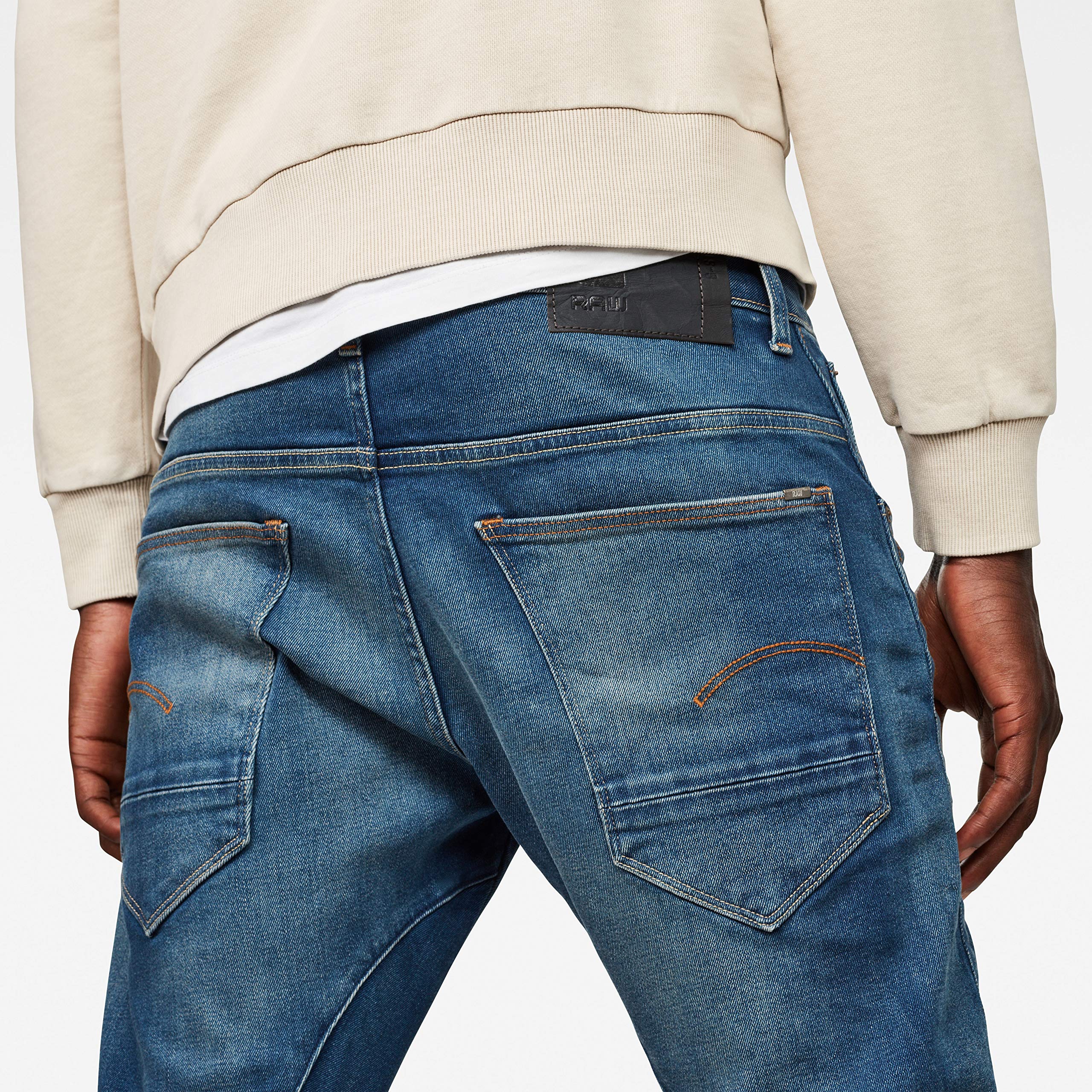 G-STAR RAW Men's Arc 3D Slim Fit Jeans | Premium Denim Pants for Men | Trendy Slim Fit Design | Perfect for Casual Wear & Night Out