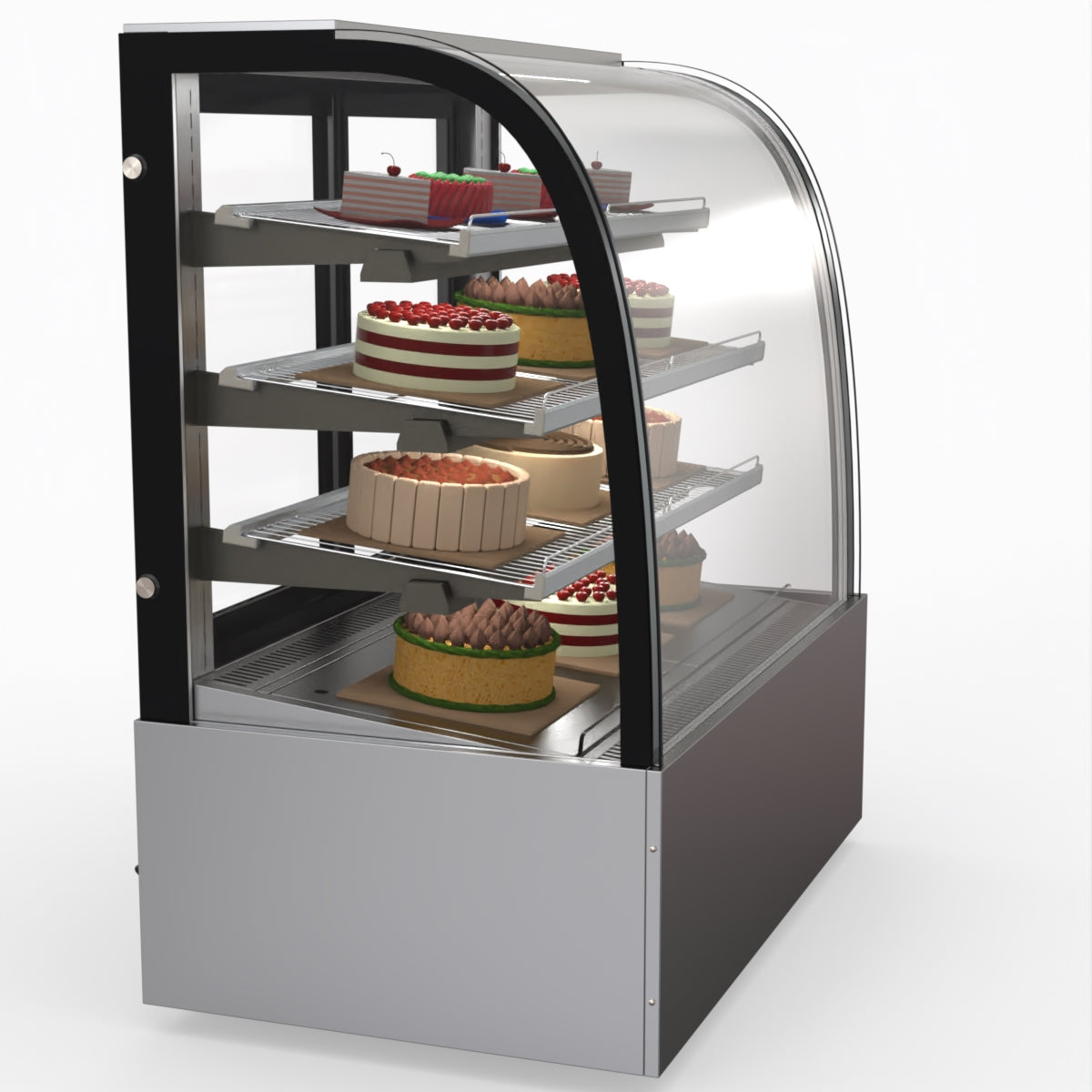 Bonvue SL840 Commercial Refrigerated Display Case - Perfect for Delis, Bakeries & Cafes to Showcase Fresh Food
