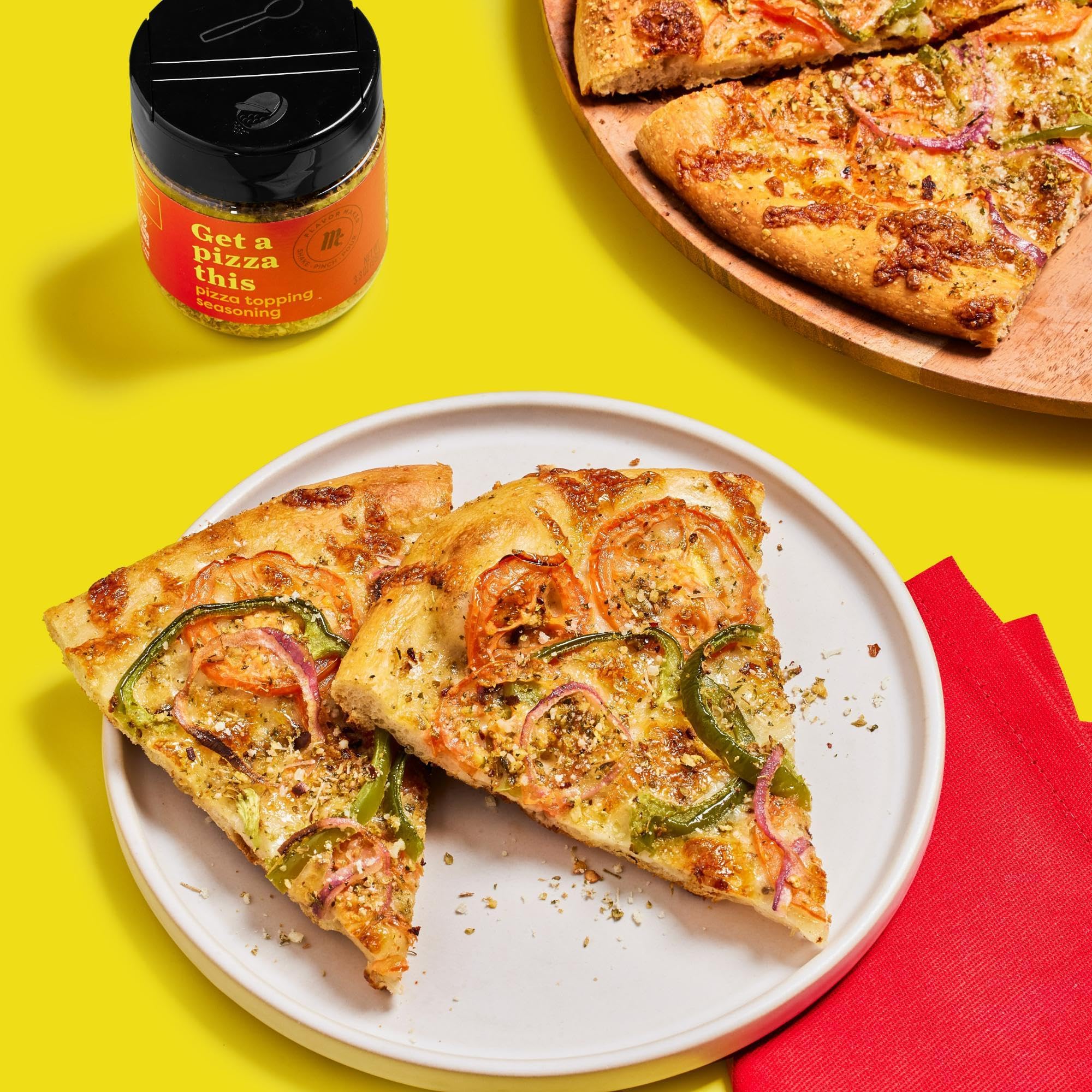 McCormick Topping Seasoning Variety Pack - Pizza, Chicken, Taco, Mac & Cheese, Potato Flavors (23 oz) | Perfect for Game Nights, Family Dinners & Party Snacks | Gourmet Spice Blends for Enhanced Flavor
