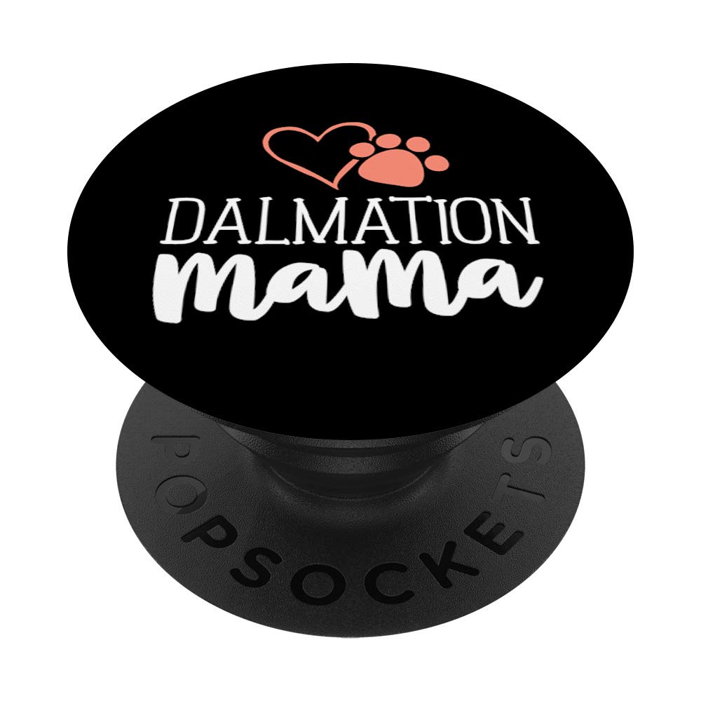 Dalmatian Mom Shirt - Cute Dog Owner Gift for Women & Mothers | PopSockets Phone Grip & Stand for iPhone, Samsung, Tablets - Perfect for Pet Lovers, Mother's Day & Daily Use