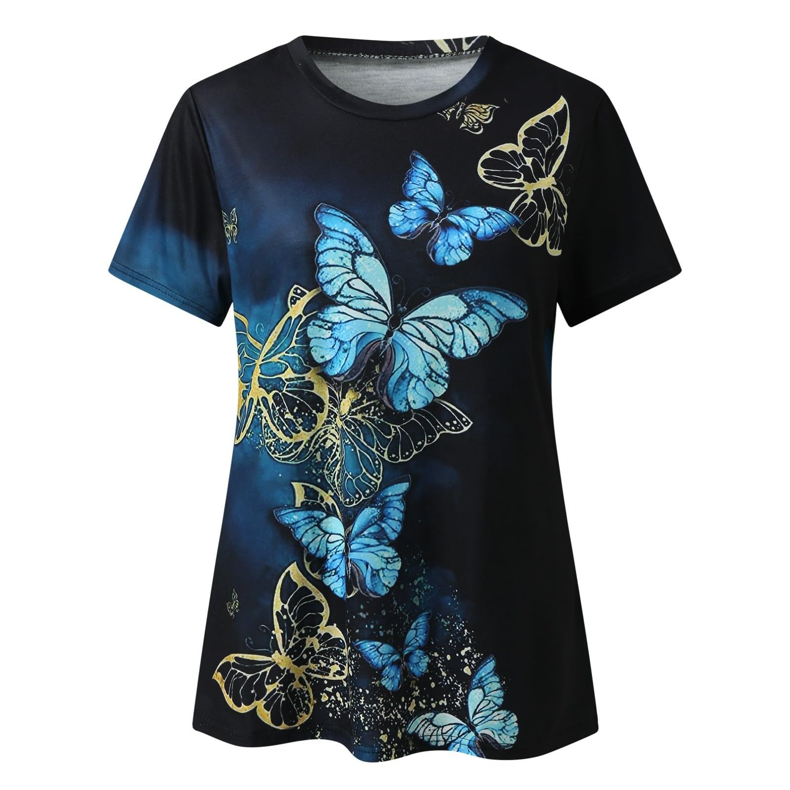 Women's Oversized Graphic Tee Shirts - Funny Printed Short Sleeve Casual Tops for Summer | Cute & Comfortable Everyday Wear for Outings, Beach & Lounge