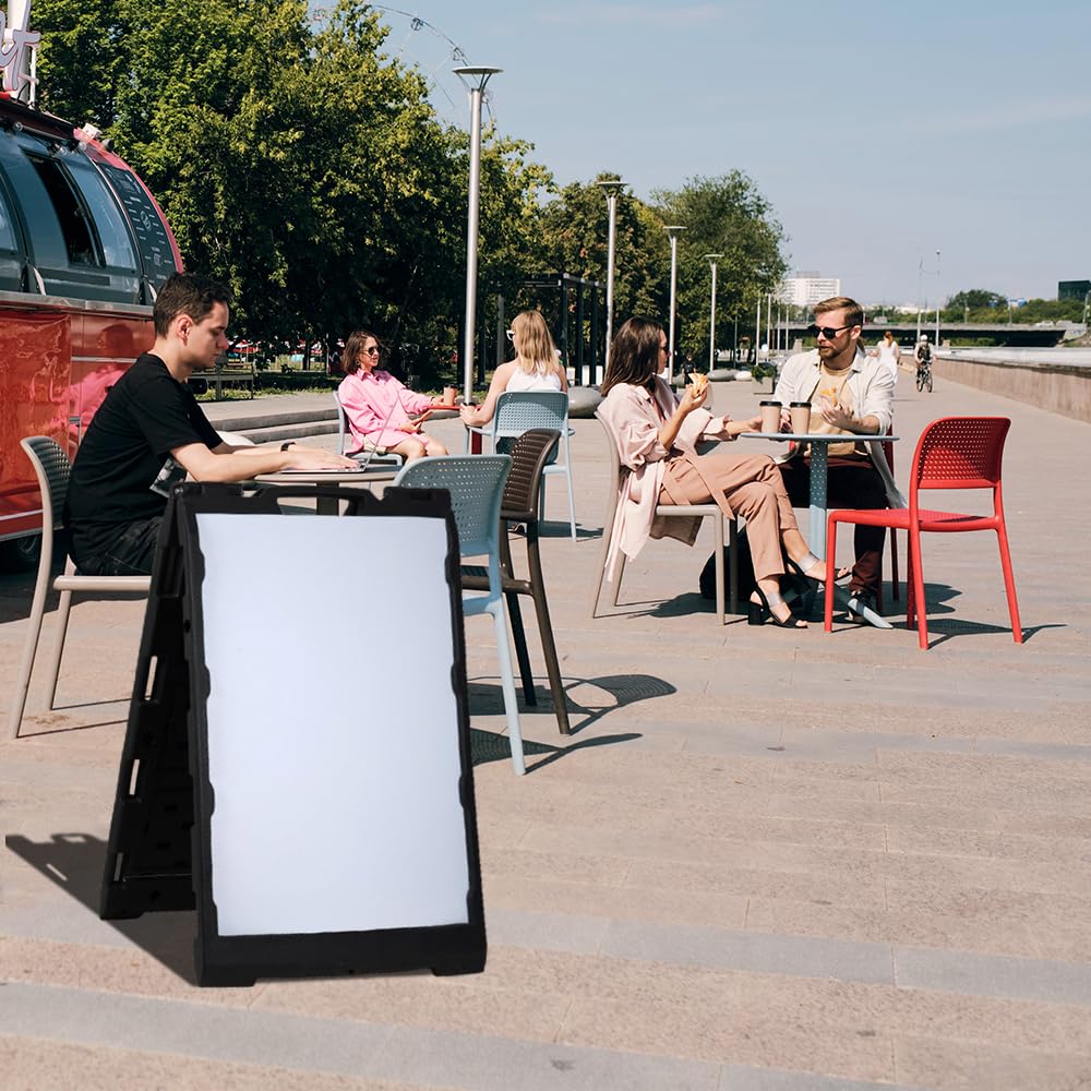 Premium A-Frame Sidewalk Sign with Dry Erase Surface - 24