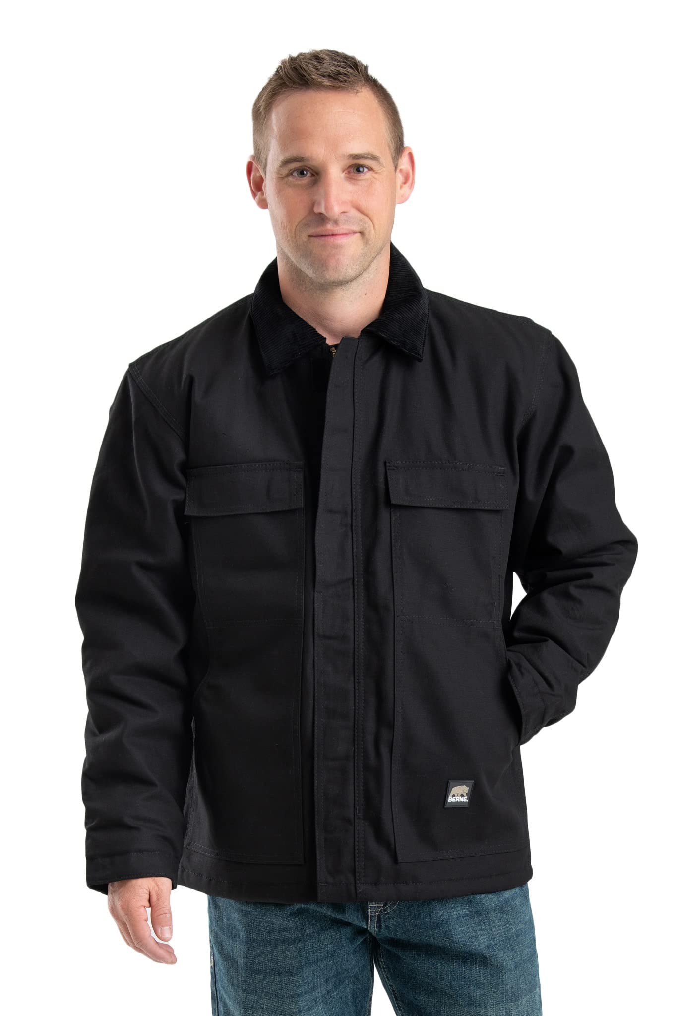 Berne Original Chore Coat - Durable Work Jacket for Men - Heavy Duty Cotton Canvas for Farming, Construction & Outdoor Work
