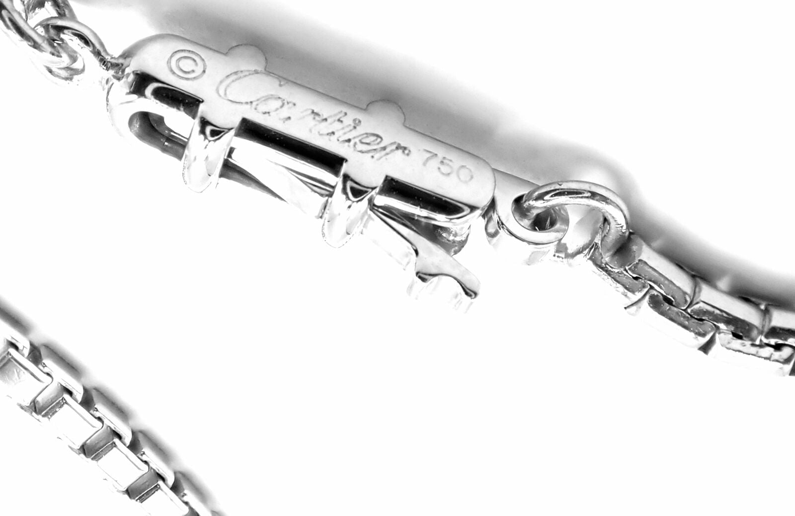 Authentic Cartier Cross 18K White Gold Diamond Pendant Necklace for Women - Luxury Jewelry Gift for Anniversary, Valentine's Day & Special Occasions