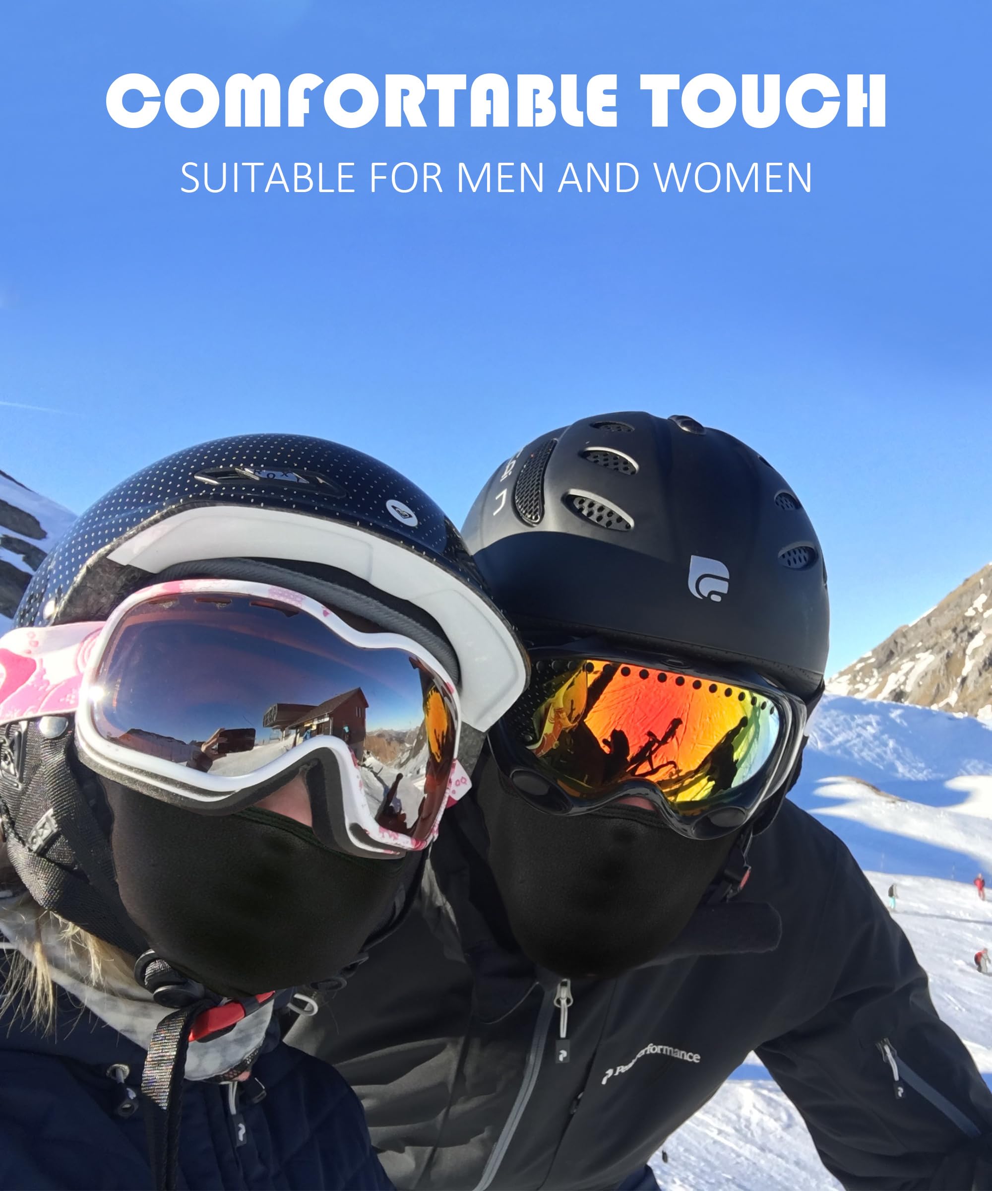 RACOONA Winter Motorcycle Balaclava for Men & Women - Riding, Snowboarding