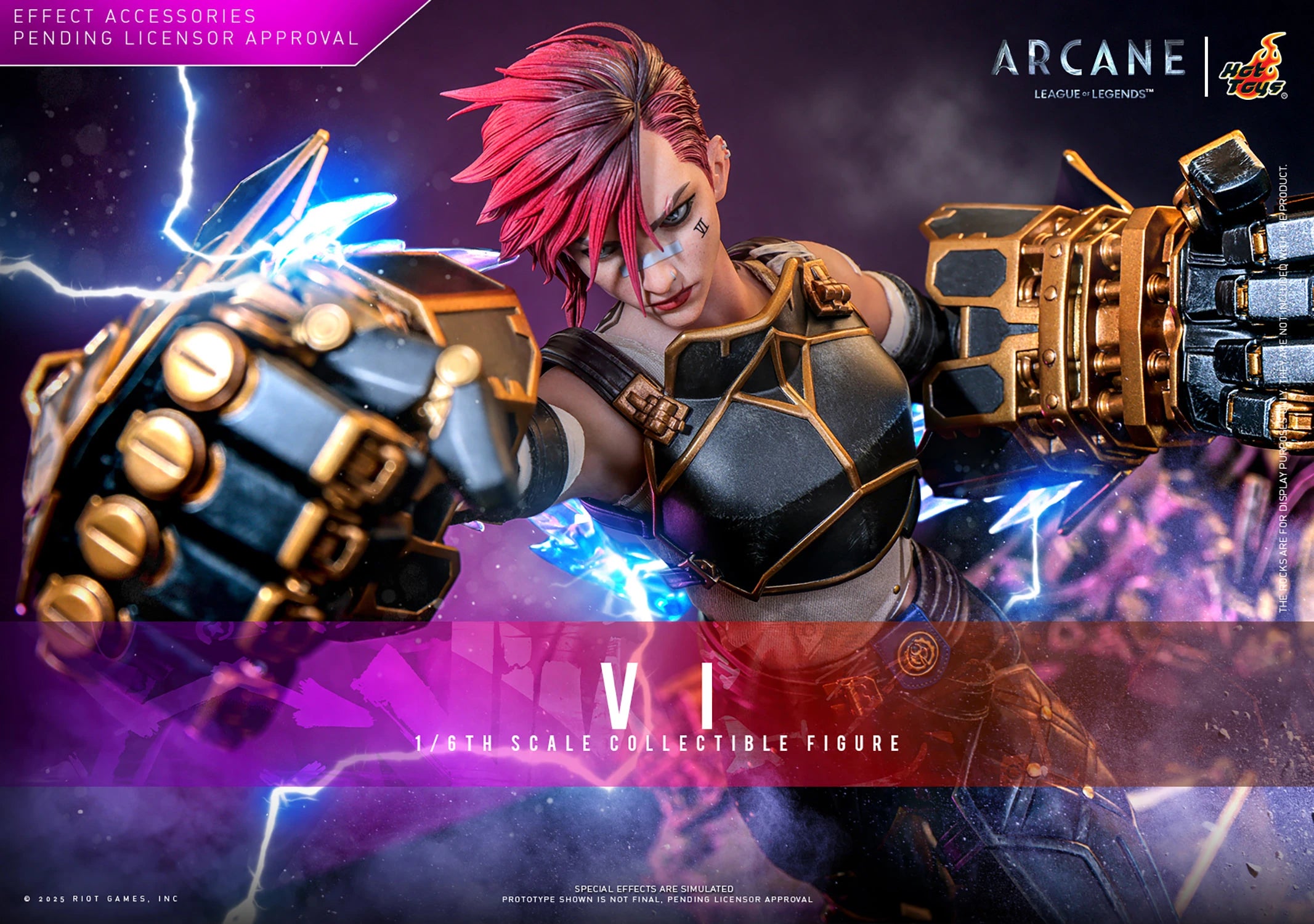 Hot Toys TMS138 League of Legends Arcane VI 1/6 Scale Collectible Action Figure - Perfect for Display, Gifts & Gaming Enthusiasts