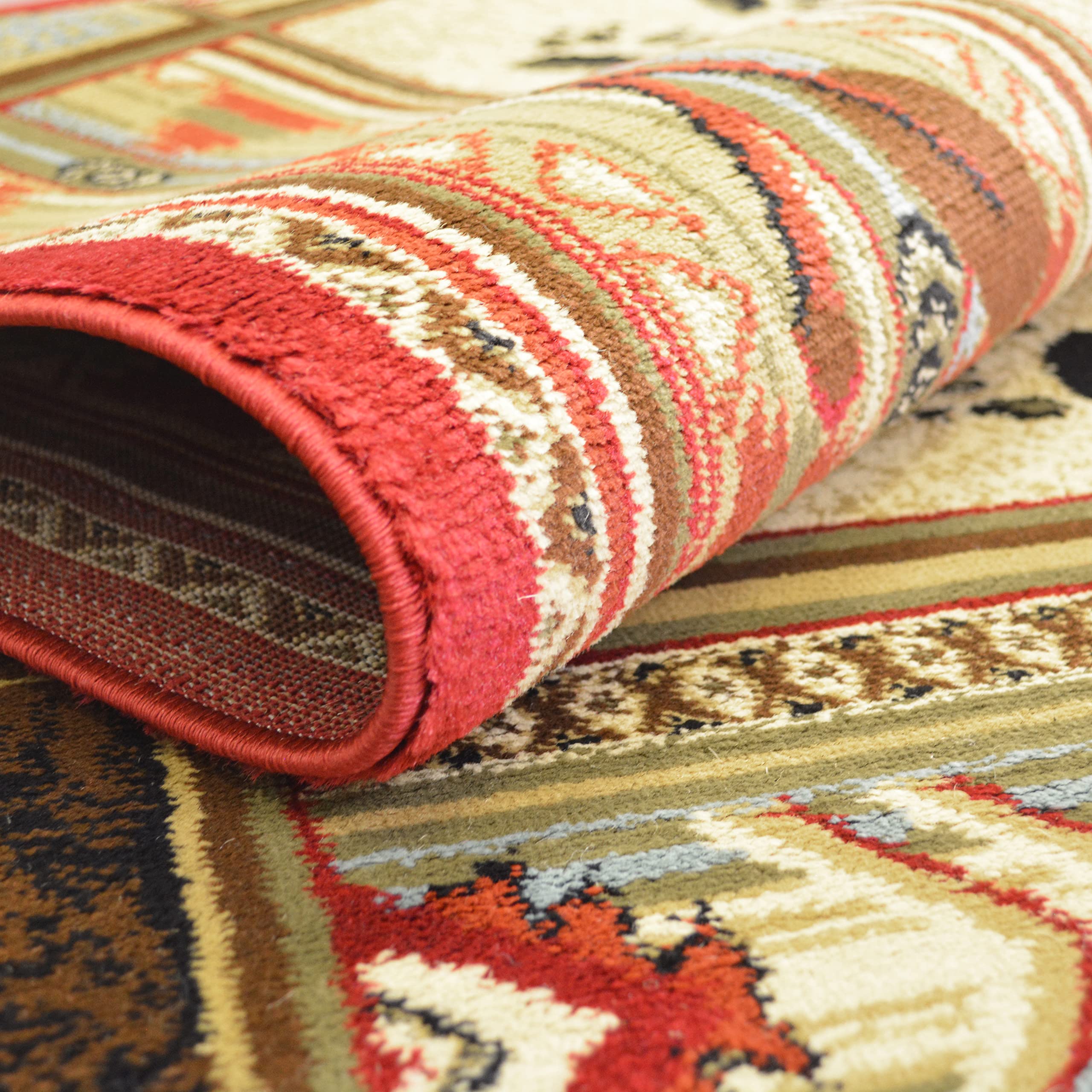 Mayberry Rug Woodlands Bear Area Rug 7'10