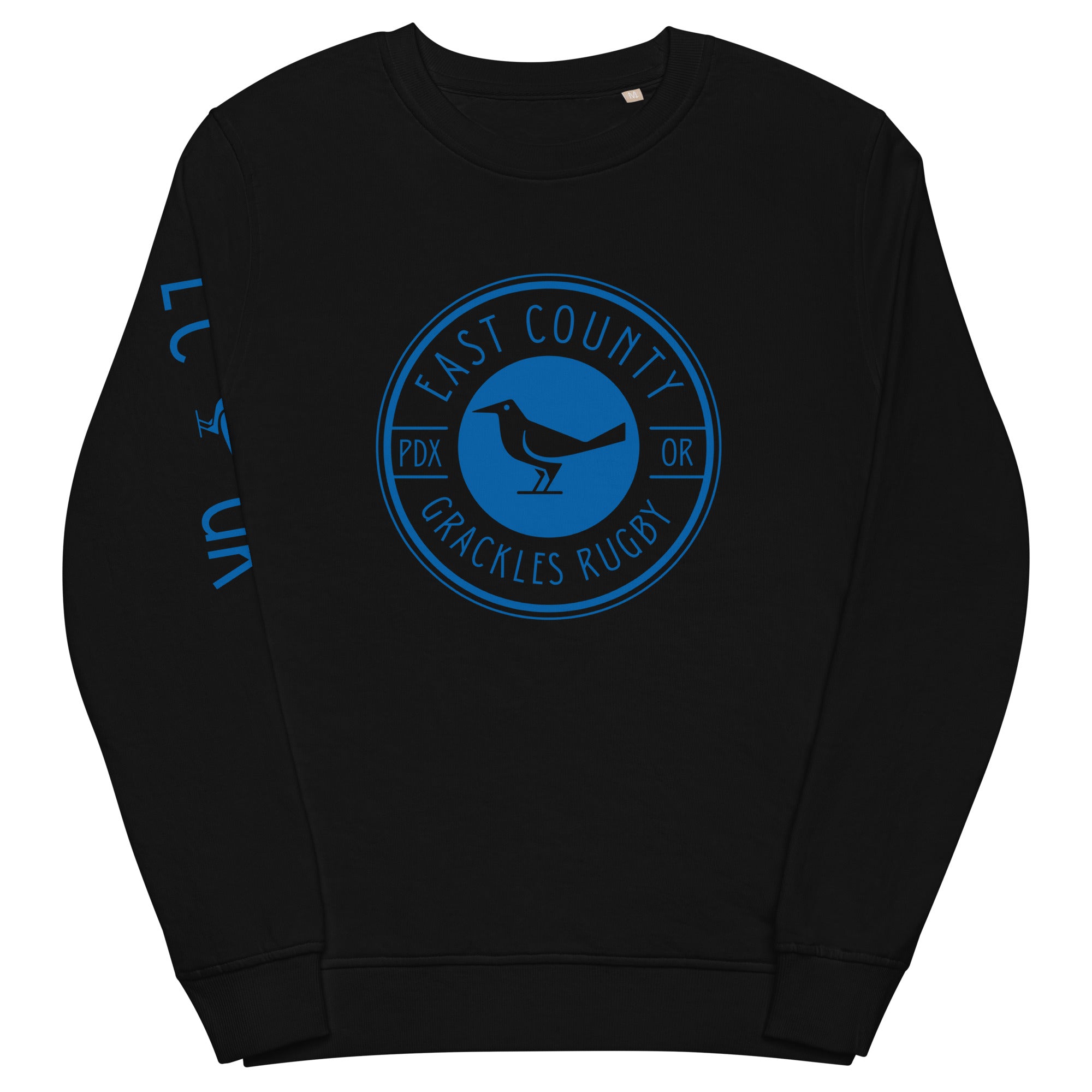 East Co. Grackles Retro Crewneck Sweatshirt - Vintage Style Unisex Pullover for Men & Women - Perfect for Casual Wear, Street Fashion & Retro Outfits