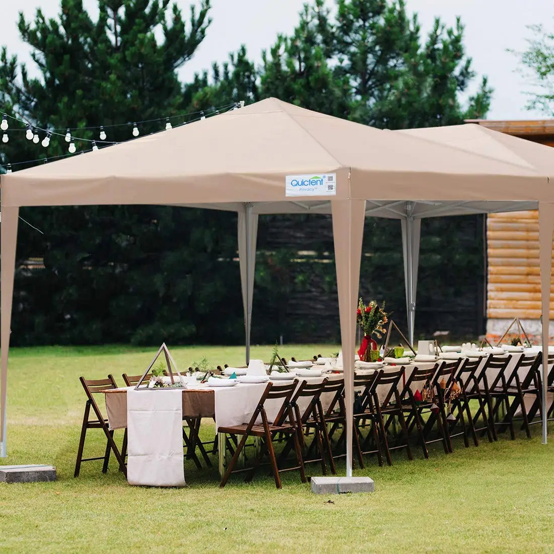 Quictent 10' x 20' EZ Pop Up Canopy Tent - Instant Shelter for Outdoor Events, Parties, Camping & Beach - Waterproof & UV Protection