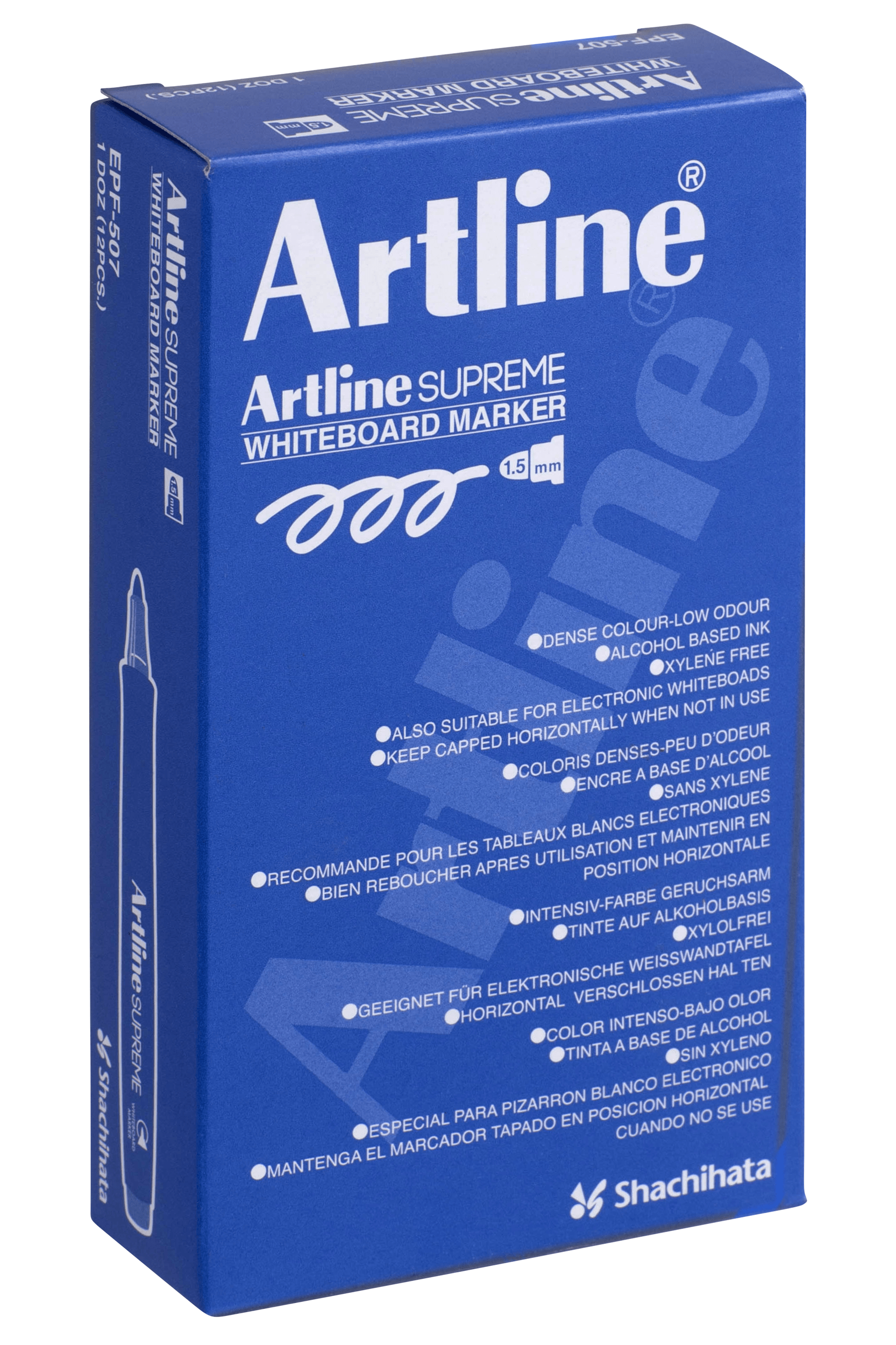 Artline Supreme Whiteboard Marker 1.5mm Bullet Tip - Lime Green (12 Pack) - Perfect for Office, Classroom & Home Whiteboard Presentations