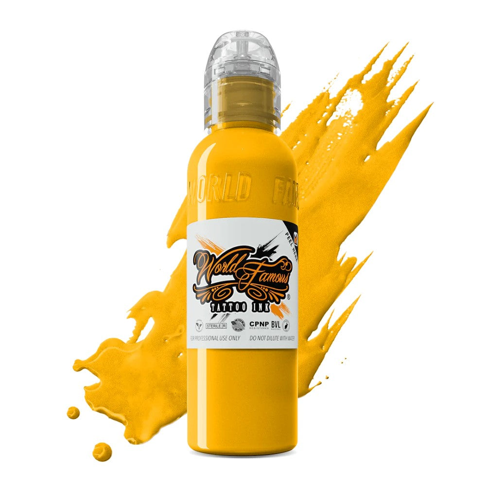 Premium Hori Hui Taiwanese Ink - Vibrant Yellow for Calligraphy, Painting & Art Projects - Perfect for Artists, Students & Craft Enthusiasts