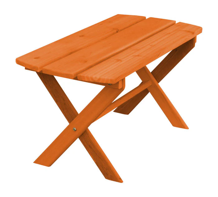 Regallion Folding End Table & Coffee Table - Portable Side Table for Small Spaces, Outdoor, Camping & Home Decor - Lightweight & Space-Saving Design