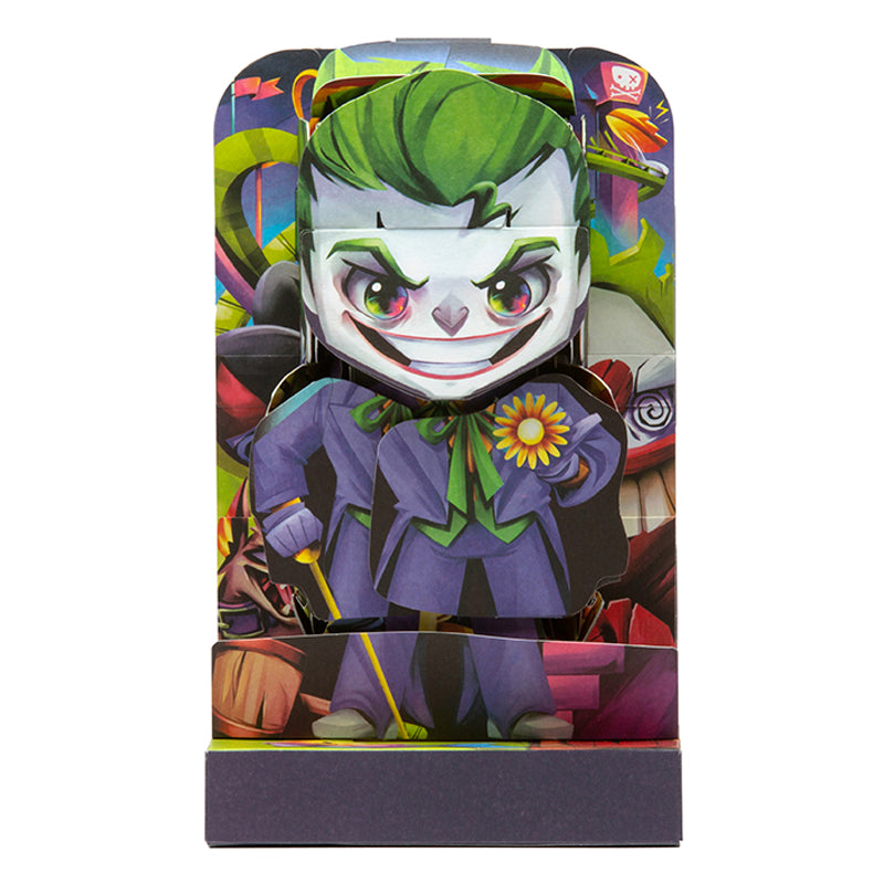 DC Comics The Joker Flip Pop - Collectible Action Figure with Spring-Loaded Head - Perfect for Batman Fans, Display Shelves & Superhero Collections
