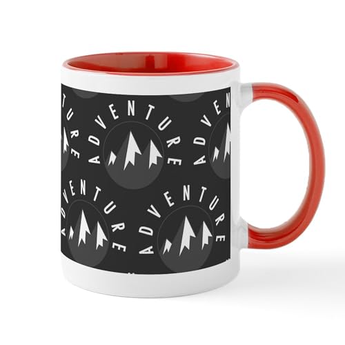 White/Red Inside - Hiking Camping Outdoor Mugs