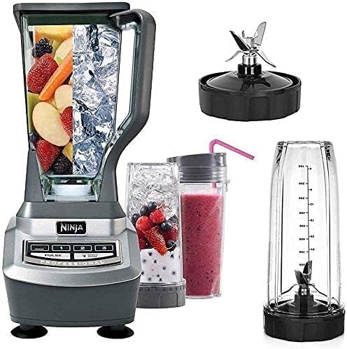2 Pack 24OZ Blender Replacement Cups with Sip & Seal Lids - Compatible with Nutri Ninja Auto-iQ 900W/1000W Series and Duo Blenders - BPA-Free Leakproof Blending Containers for Smoothies, Protein Shakes & Meal Prep