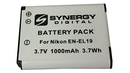 Synergy Digital Accessory Kit for Nikon Coolpix S6800 - Battery & Charger for Travel Photography