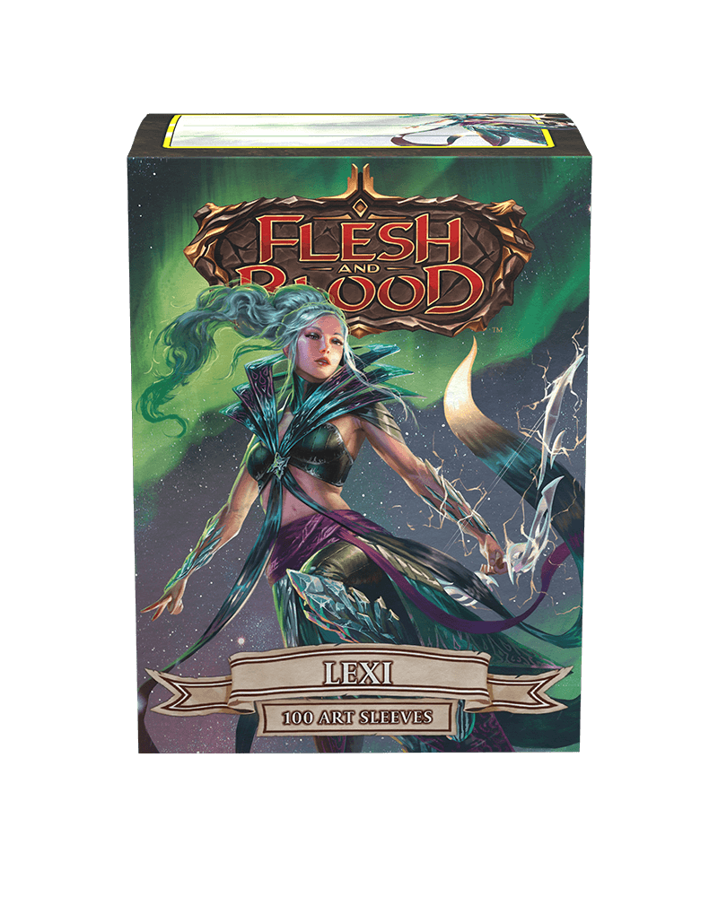 Dragon Shield Flesh and Blood Lexi Brushed Art Sleeves - Standard Size 100pk | Premium Card Sleeves for TCG, Collectible Card Games & Gaming Tournaments