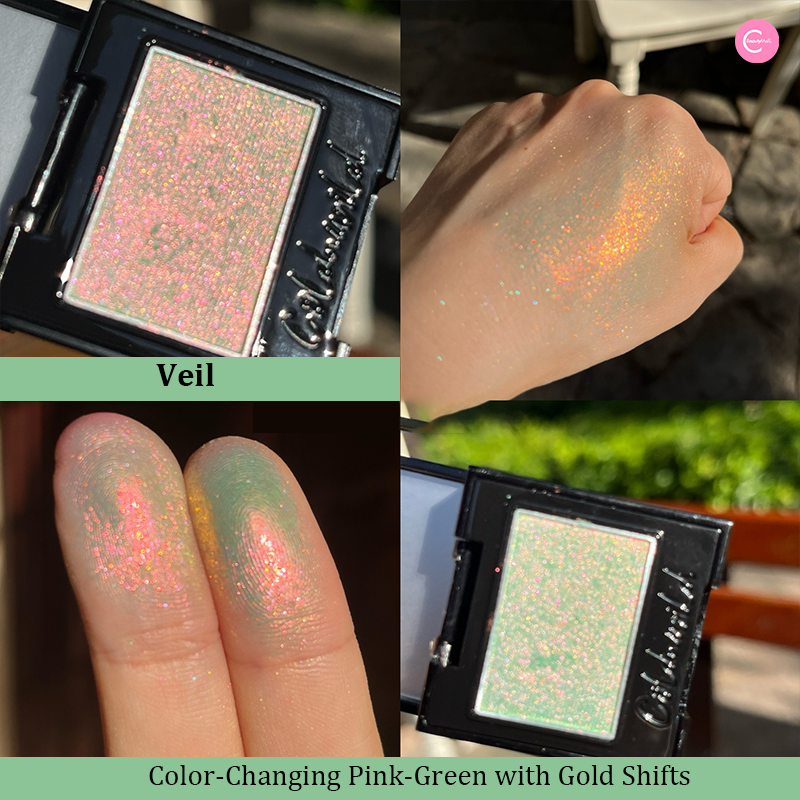 Coldnwild Chameleon Green Eyeshadow - Long Lasting Pigmented Makeup for Party & Night Out | Vegan & Cruelty-Free