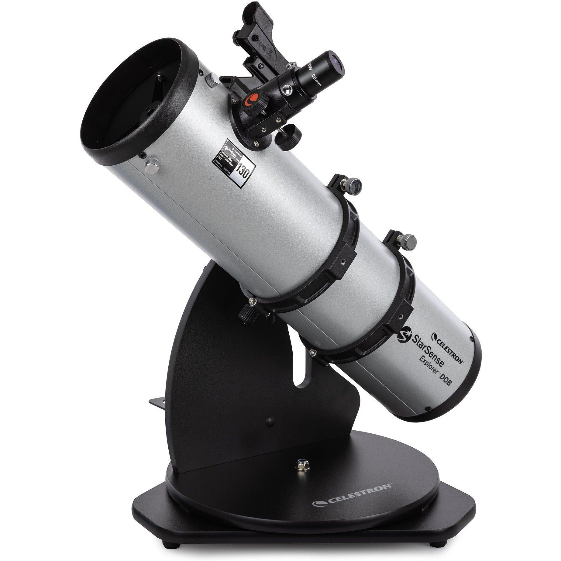 StarSense Explorer 130mm Smartphone App-Enabled Tabletop Dobsonian Telescope for Beginners - Stargazing, Astronomy Learning & Backyard Observation