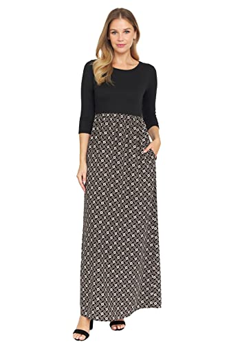 Black/Tile Print