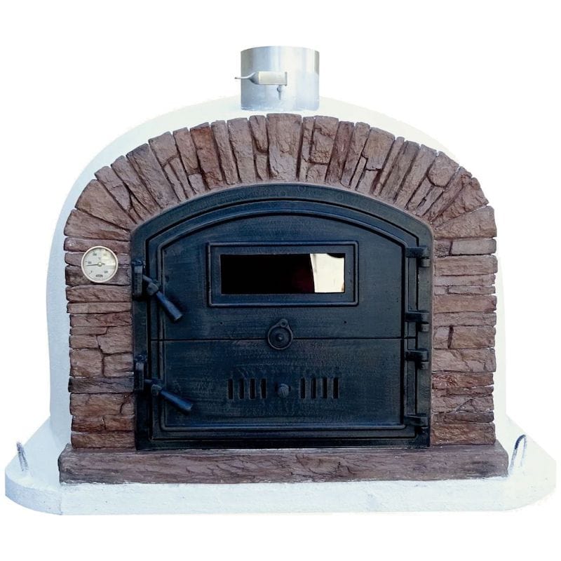 Ventura PREMIUM Sierra Brick Outdoor Pizza Oven - Portable Wood Fired Oven for Backyard, Camping & Patio Cooking | Perfect for Homemade Pizza, Bread & Grilling