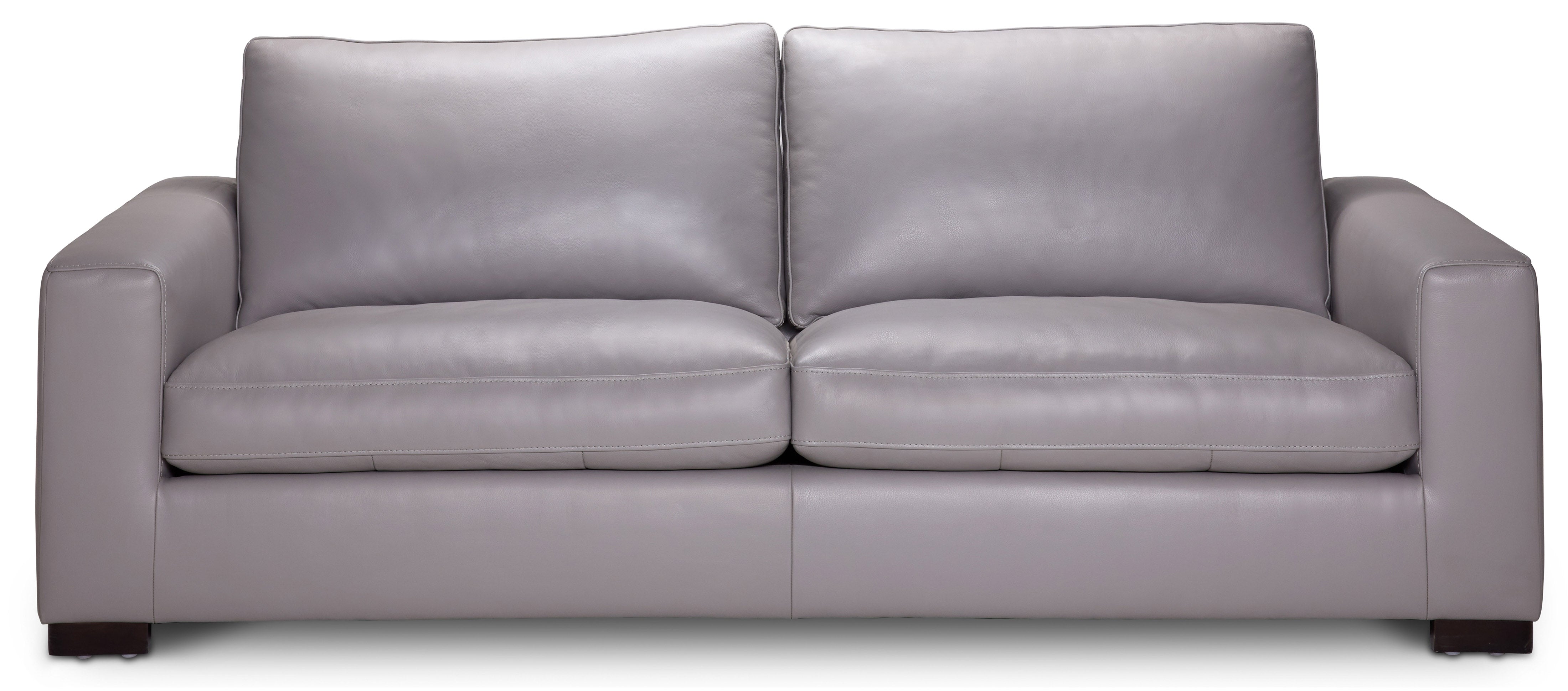 Premium Anderson Genuine Leather Sofa in Ash Gray - Luxurious & Durable Living Room Furniture for Modern Homes