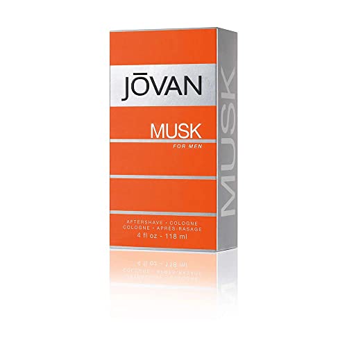 Jovan Musk Cologne Spray for Men - Vegan, Long-Lasting Fragrance - 4.0oz - Perfect for Date Night, Office & Special Occasions