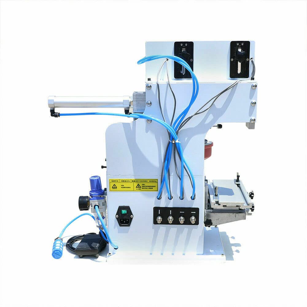 Pneumatic Pad Printing Machine - Ink Pressure Printer for DIY Logo Stamping & Embossing | Professional Printing Equipment for Metal, Plastic & Glass | Ideal for Crafts, Industrial Marking & Custom Branding
