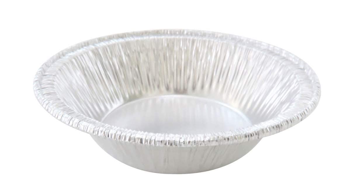 D&W Fine Pack 3 Inch Disposable Aluminum Foil Tart Pans - 100 Pack Round Baking Tins for Mini Pies, Quiches, Cupcakes & Food Prep - Perfect for Home Baking, Party Desserts & Meal Storage (A90)