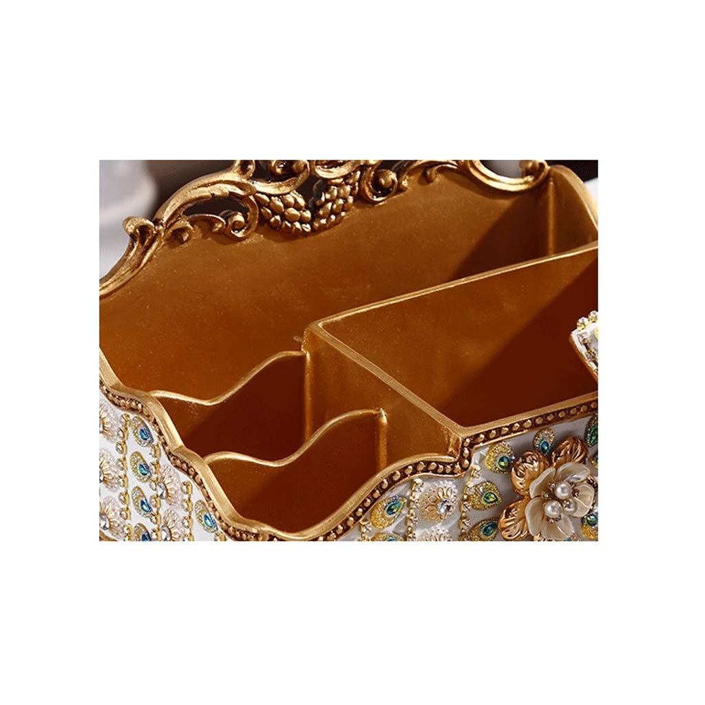 Elegant Square Tissue Box Cover - Decorative Bathroom Tissue Holder with Beautiful Finish | Perfect for Bathroom, Living Room & Bedroom Organization