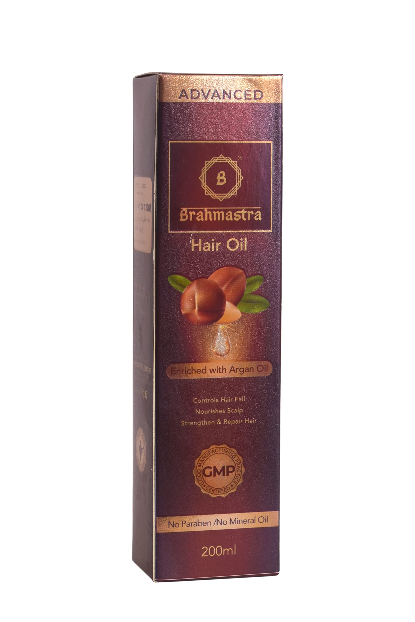 Advanced Brahmashtra Hair Oil for Hair Growth & Repair - Natural Ayurvedic Treatment for Dry, Damaged Hair - Use for Scalp Massage & Daily Hair Care Routine
