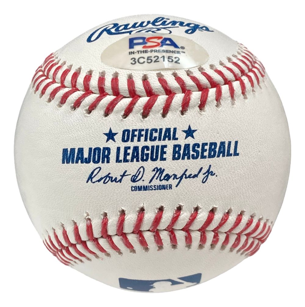 Jimmy Rollins Autographed Philadelphia Phillies Official MLB Baseball with PSA Hologram & Display Case - Perfect for Sports Memorabilia Collectors & Phillies Fans