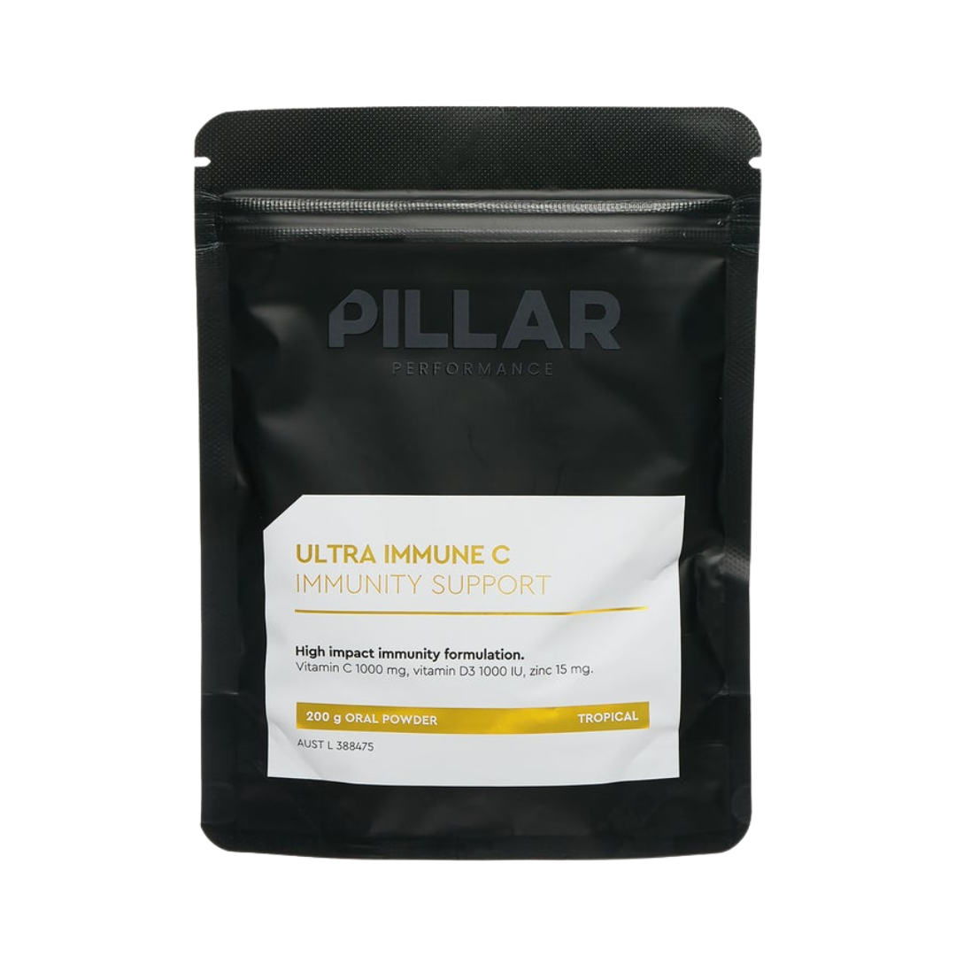 Pillar Ultra Immune C Immunity Support Powder 200g (Pouch) - Vitamin C Supplement for Immune System Boost, Cold & Flu Defense - Perfect for Daily Wellness & Travel Protection
