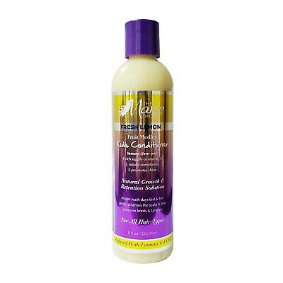 The Mane Choice Kids Lemon Conditioner 8oz - Gentle Hair Detangler for Curly & Coily Hair - Perfect for Daily Use & After Swim Care