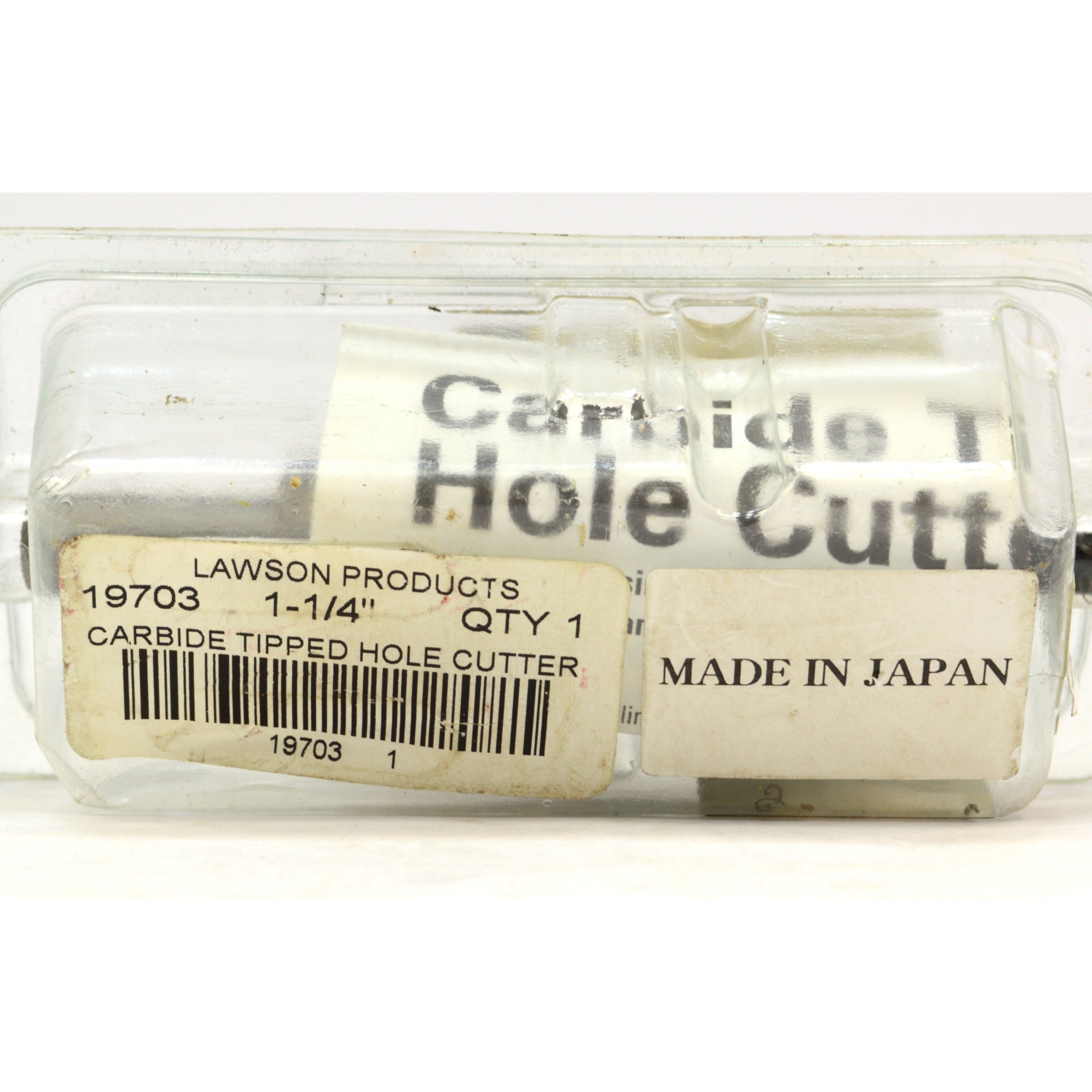 LAWSON PRODUCTS INC Premium Carbide Tipped Hole Cutter 1-1/4 Inch (No. 19703) - High Performance Metal & Wood Cutting Tool for DIY Projects & Professional Construction Work