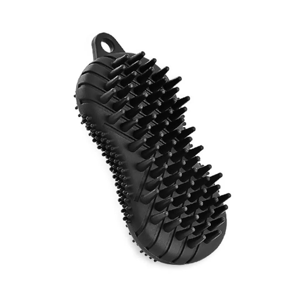 EARTHCONE 3-in-1 Silicone Scalp Massager & Body Brush - Double Sided Shampoo Brush for Men & Women - Exfoliating Shower Scrubber (Multicolor, 1Pcs) - Perfect for Relaxing Head Massage & Deep Cleansing in Bath or Shower