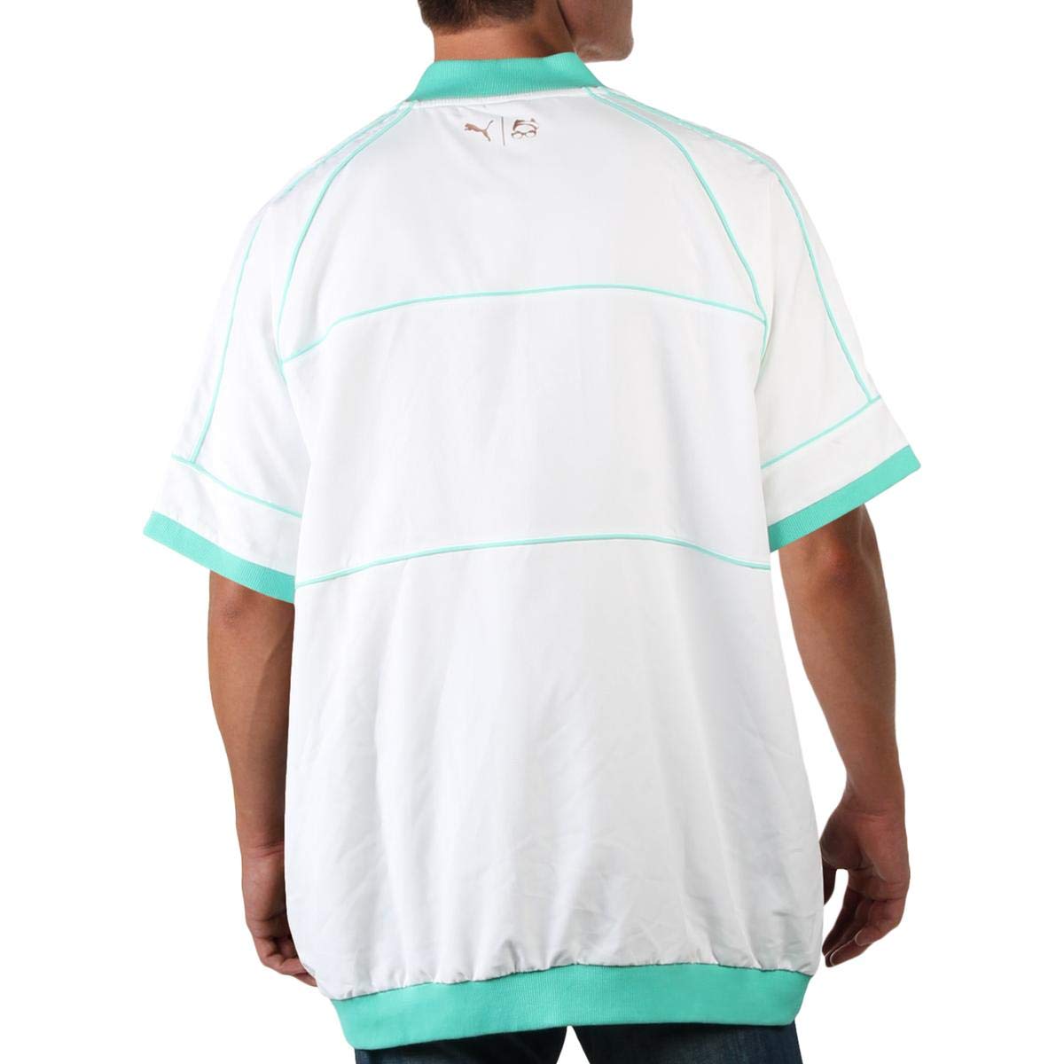 PUMA Men's Running & Fitness Shirts - Breathable Quick-Dry Workout Tops for Jogging, Gym & Training - White XXL